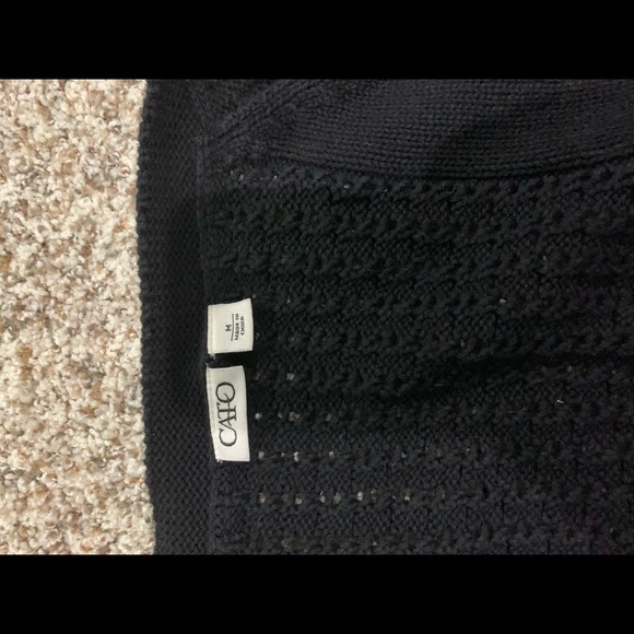 Cato Sweater 3/4 Sleeves Button Down size M - Picture 5 of 7